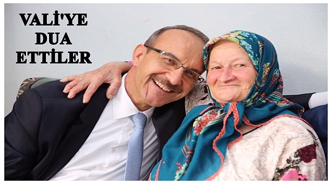 Evlerine ilk kez Vali geldi