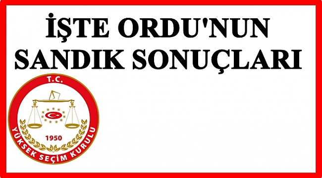 İl seçim Kurulu geçici sonuçları açıkladı