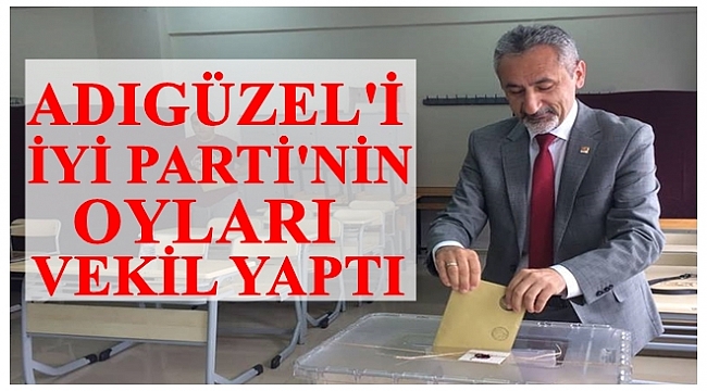 Mustafa Adıgüzel ikinci kez vekil seçildi