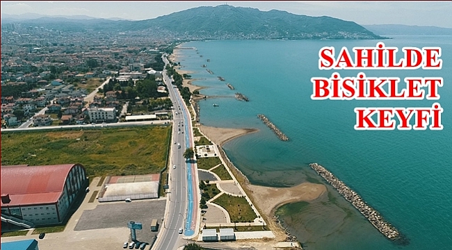 Ordu sahili bisiklet yoluyla da örnek