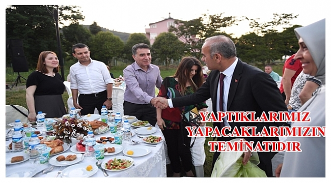 Tekintaş Belediye personeliyle iftarda buluştu