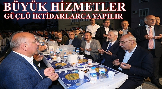 Yılmaz: Büyükşehir Ordu Türkiye'nin göz bebeği olmuştur