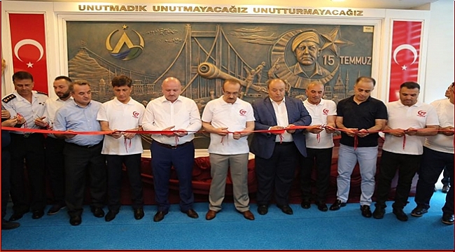 Altınordu Belediyesi'nde 15 Temmuz Köşesi açıldı