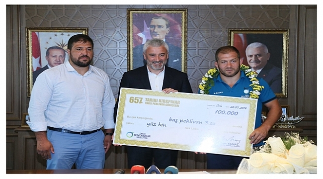 Başkan Yılmaz: Güreşe desteğimiz sürecek