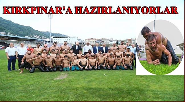 Başpehlivanlara moral ziyareti