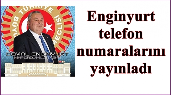 Enginyurt danışmanlarını ve telefonlarını açıkladı