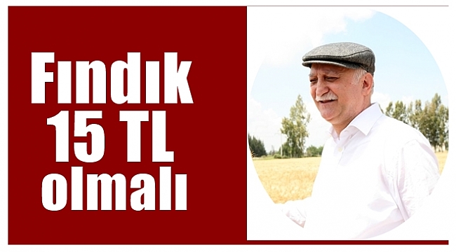 Bayraktar: TMO biran önce fındık fiyatını açıklamalı