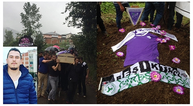 Caner Yılmaz son yolculuğuna üç takımın renkleriyle uğurlandı