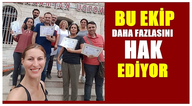 Kaymakam Erten Teşekkür Belgesiyle ödüllendirdi