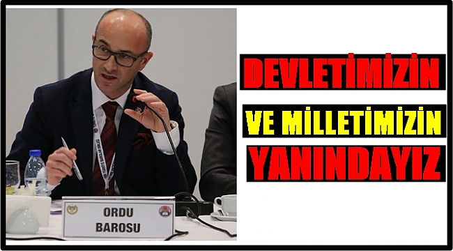 Ordu Barosu'ndan ABD'ye çok sert tepki