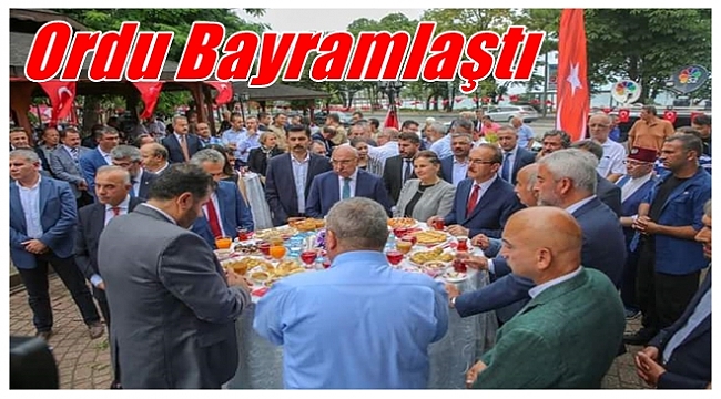 Ordu'da Kent Bayramlaşması düzenlendi