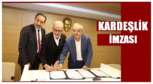 Ordu ile İskendurun Ticaret Odaları Kardeş oldu