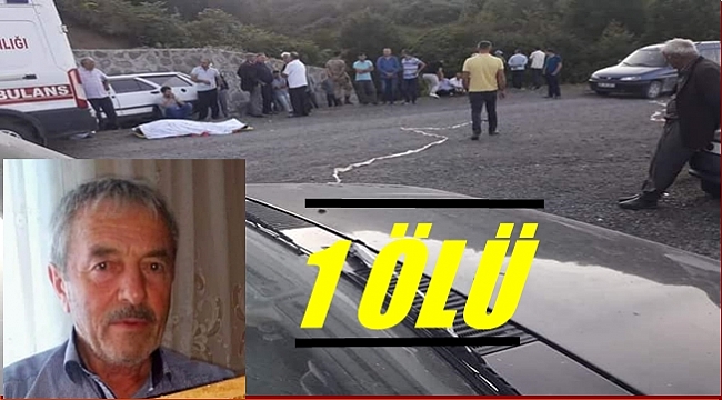 Yayla yolunda kaza 1 ölü