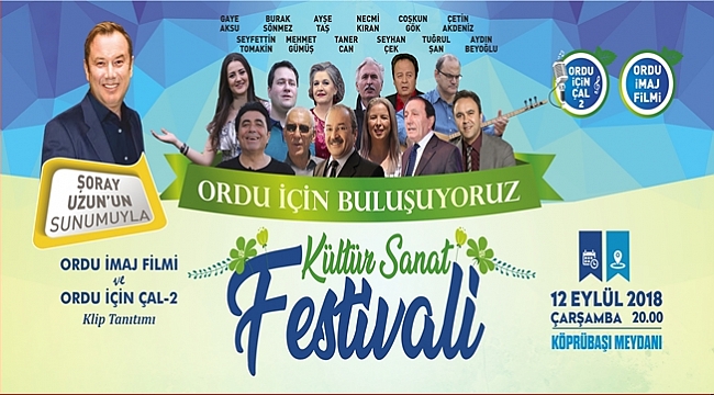 ORDULU ÜNLÜLER ORDU İÇİN ÇALDI