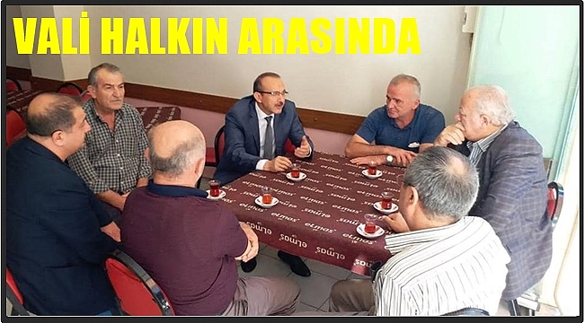 Vali Yavuz makam arabasından indi  yaya gitti