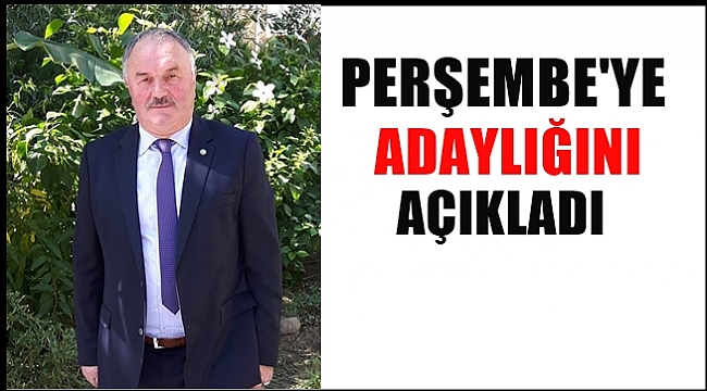 Ali Şahin CHP'den aday adayı oldu