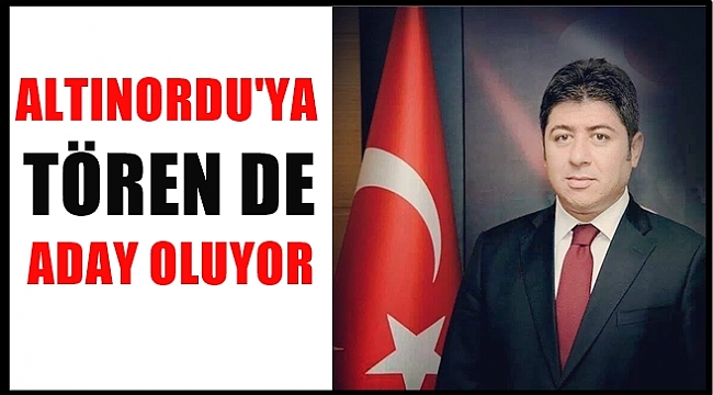 AŞKIN TÖREN ALTINORDU'DA SAHAYA İNİYOR