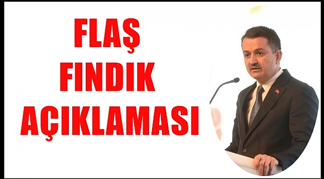 Bakan Pakdemirli garanti verdi