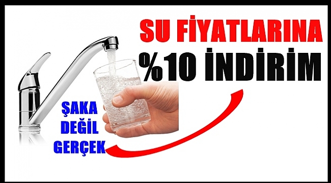 Başkan Tekintaş su fiyatlarının indirildiğini açıkladı