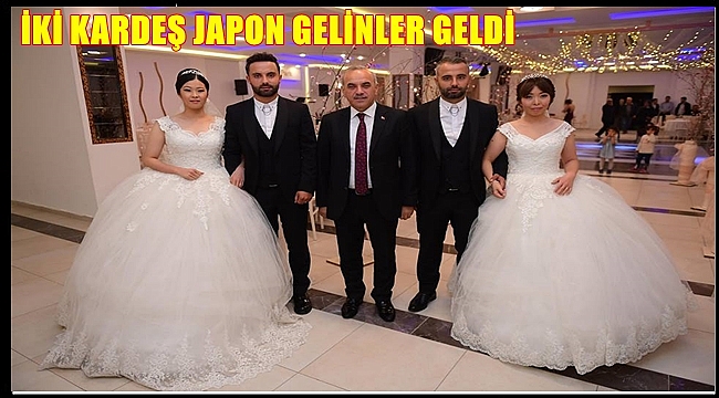 Japon gelinler Türk geleneklerine göre evlendi