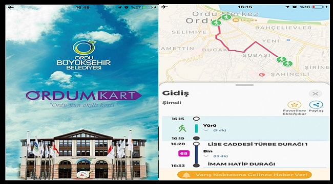 ORDUMKART MOBİL UYGULAMASI BAŞLADI