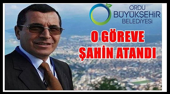 Şahin Sevinç  Daire Başkanı Oldu