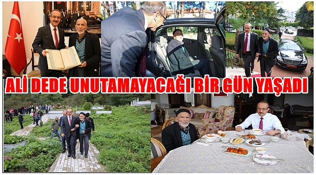 VALİ YAVUZ ALİ DEDENİN HAYIR DUASINI ALDI