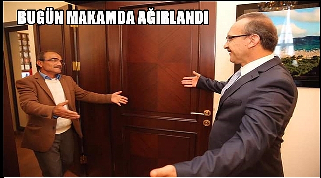 Yarız dün Valiği bugün de makamı gördü