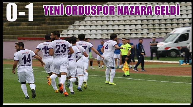Yeni Orduspor 9.haftada yenilgiyle tanıştı