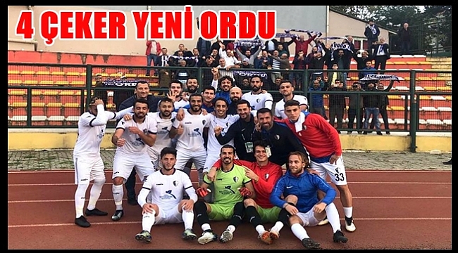 YENİ ORDUSPOR ÇATALCASPOR'U FARKLI YENDİ: 4-0
