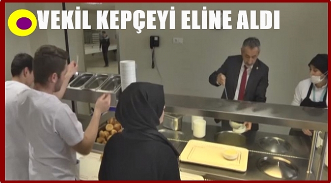 Adıgüzel kepçeyle öğrencilerin sorununa dikkat çekti