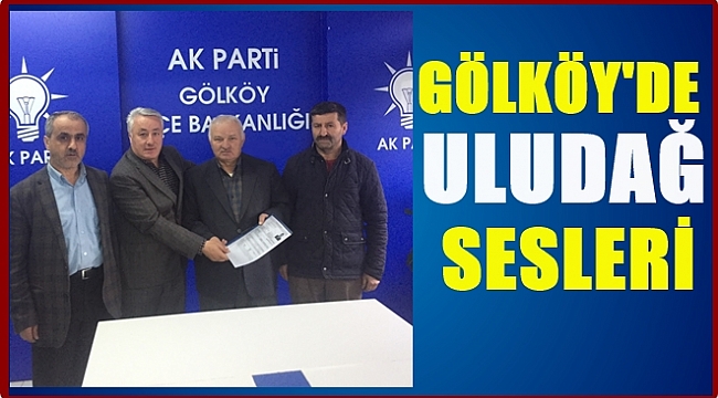 FİKRİ ULUDAĞ GÖLKÖY BELEDİYE BAŞKAN ADAY ADAYLIĞI İÇİN BAŞVURUSUNU YAPTI