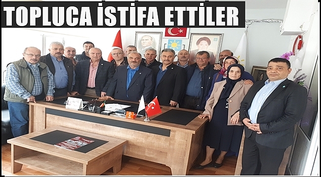 İyi Parti Altınordu İlçe Teşkilatı görevi bıraktı