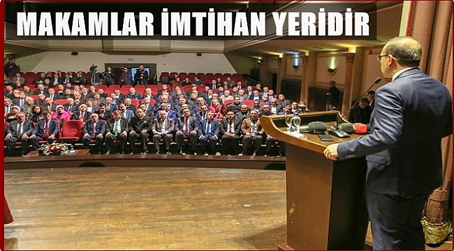 Vali Muhtarlarla Buluştu