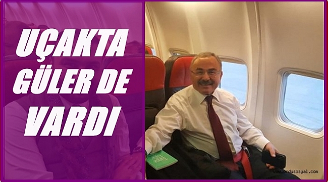 Güler'in içerisinde olduğu uçağa yıldırım isabet etti