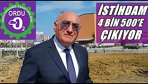 ORDU OSB'DE 67 FİRMA FAALİYET YAPIYOR