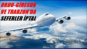 THY VE ANADOLU JET SEFERLERİ İPTAL ETTİ