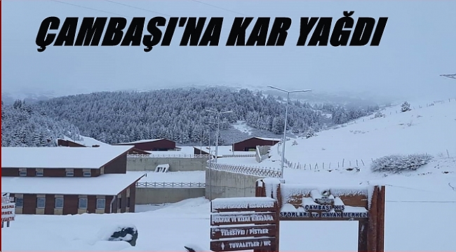 Yüksek kesimlerde kar var