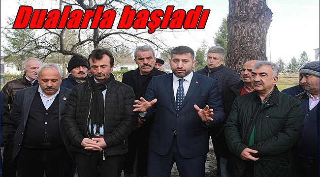 Başkan Türkcan Şeyh Abdullah Türbesi'nde dua etti