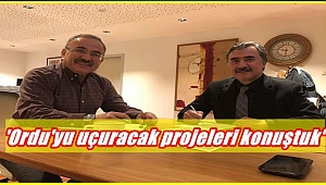 Güler ile Hamarat Ordu için projeleri konuştu