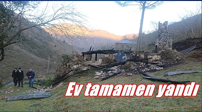 Kaymakam yangın yerinde incelemelerde bulundu