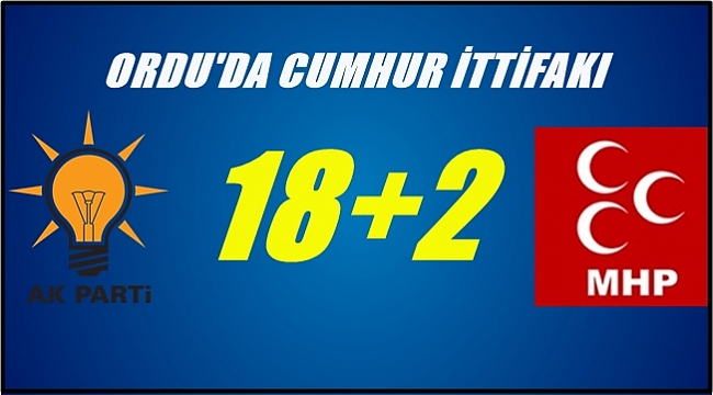 MHP Ordu'da hangi ilçelerde aday gösterecek
