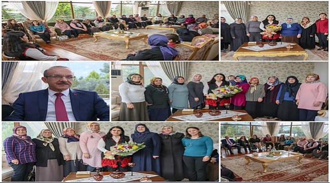 Muhtar eşleri konakta ağırlandı