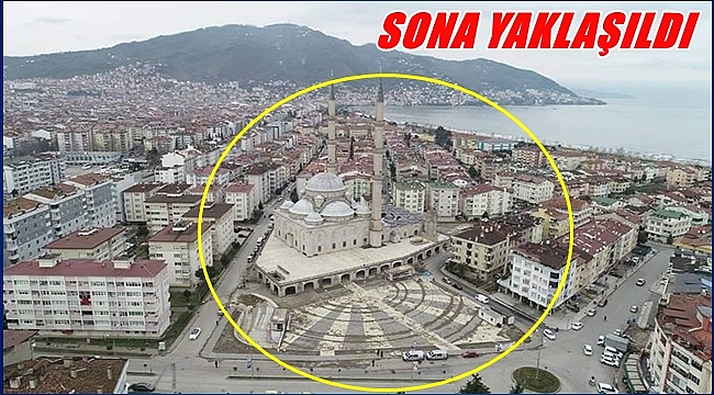 Ulu Cami çevre düzenlemesi tamamlanıyor