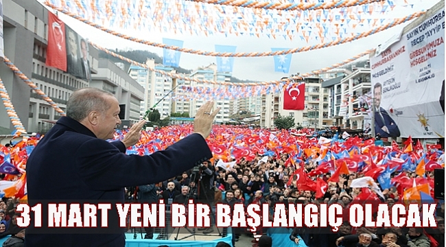 Cumhurbaşkanı Erdoğan Giresun'da konuştu