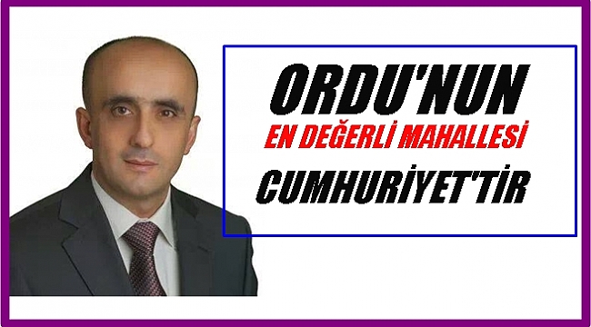 Muhtar Adayı Özcan; Sizin sorununuz benim sorunumdur