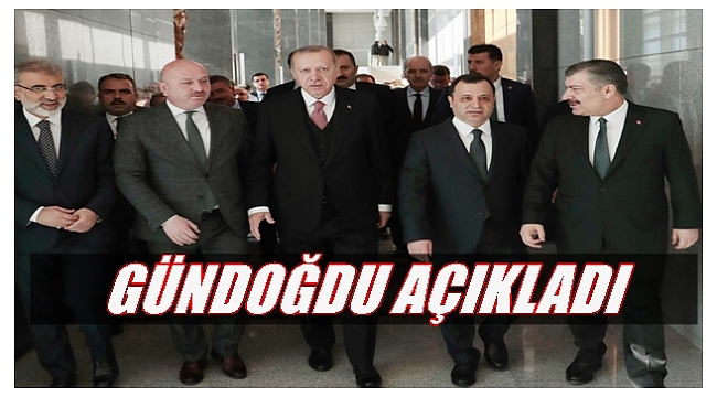 Erdoğan ile görüşen Gündoğdu açıkladı