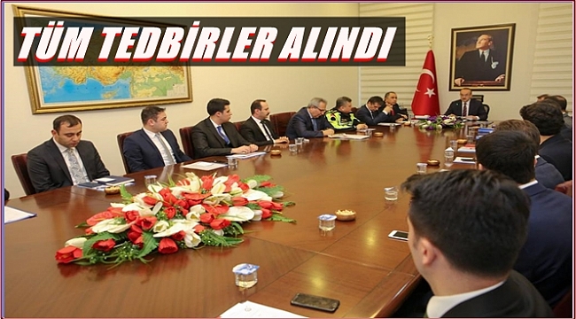 SEÇİM GÜVENLİĞİ GÖRÜŞÜLDÜ