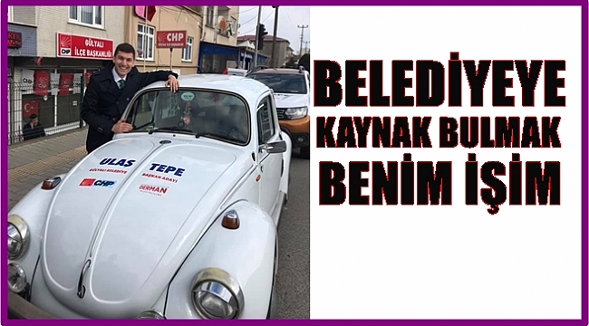 Tepe: Belediyeye kaynak yaratmak uzmanlık işidir