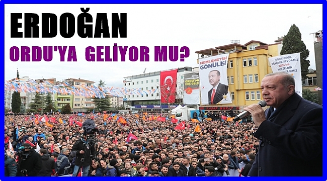 İl Başkanı Tomakin açıkladı: Erdoğan Ordu'ya geliyor mu?